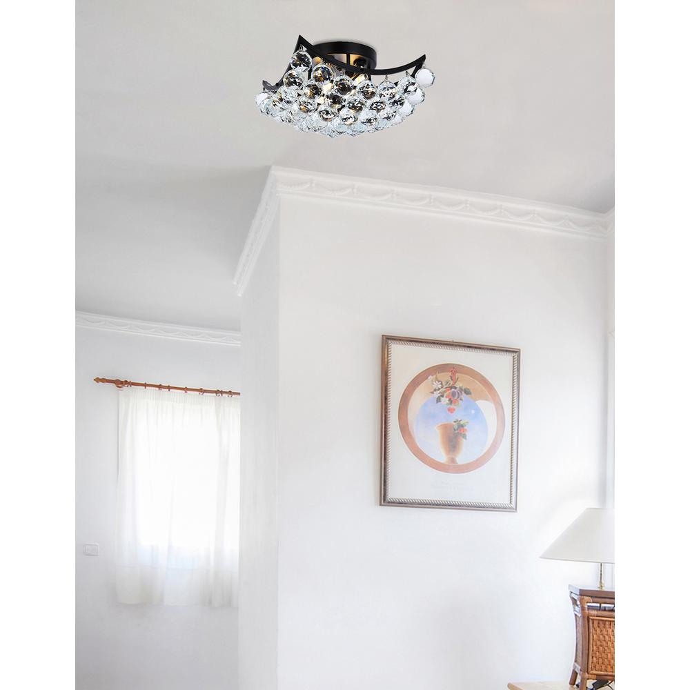 Corona 12 inch black flush mount. Picture 7