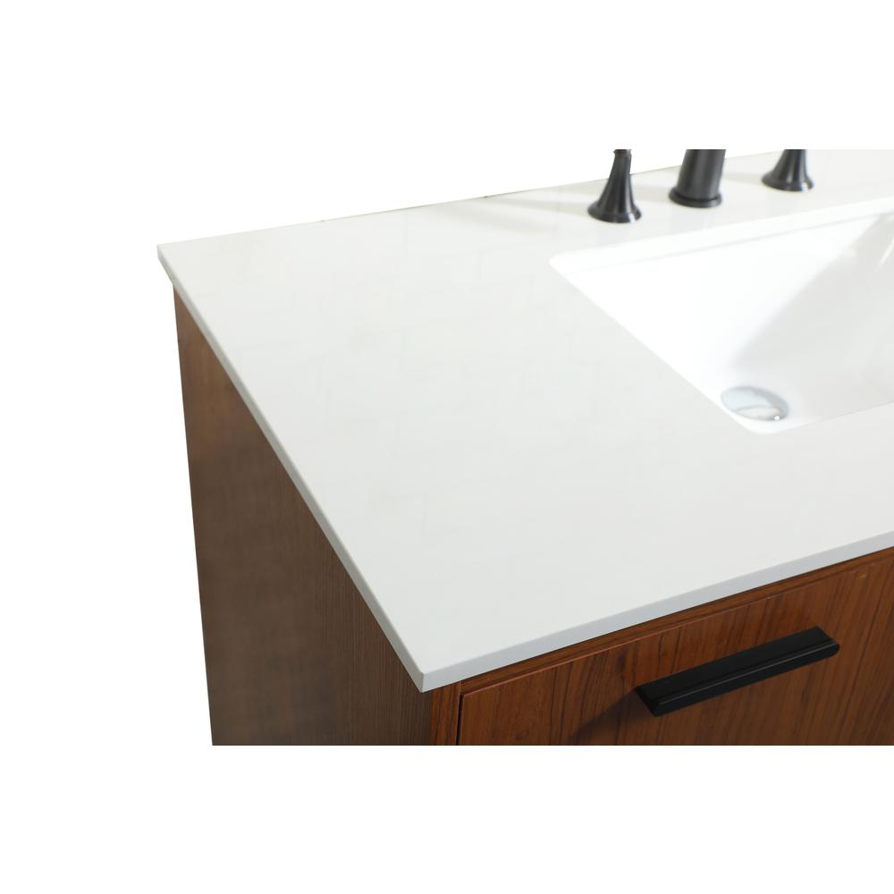 42 inch bathroom vanity in Teak. Picture 11