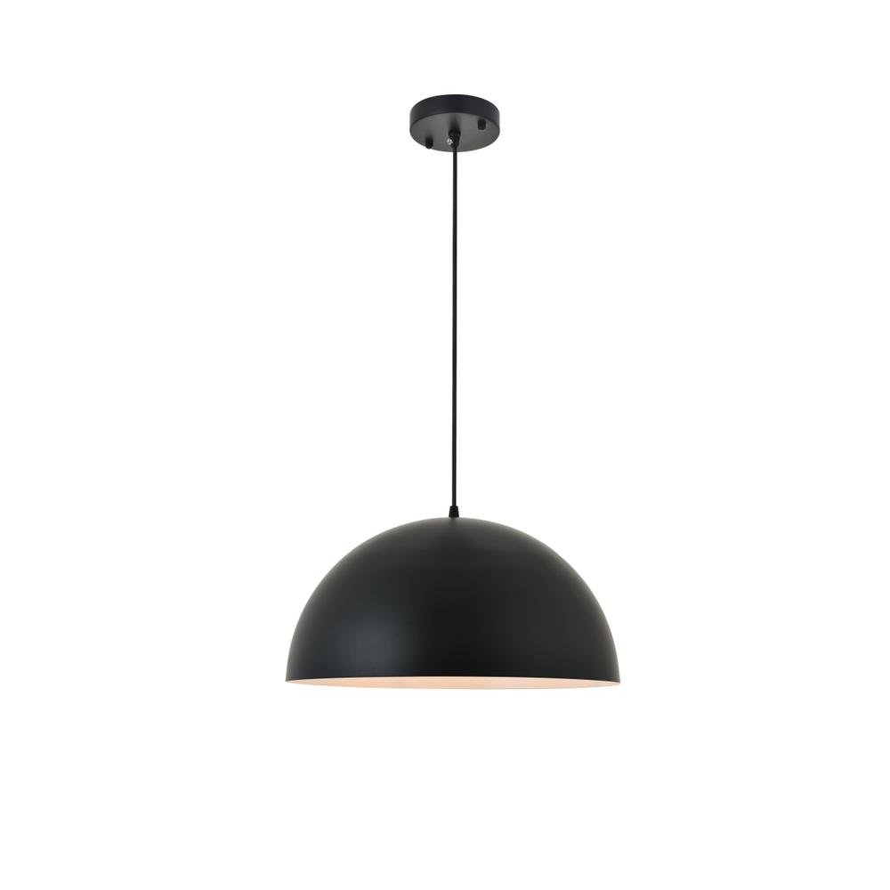 Forte 1 light black Pendant. Picture 1