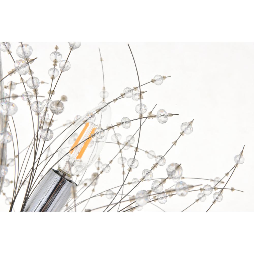 Flores 8 light Chrome Pendant. Picture 6