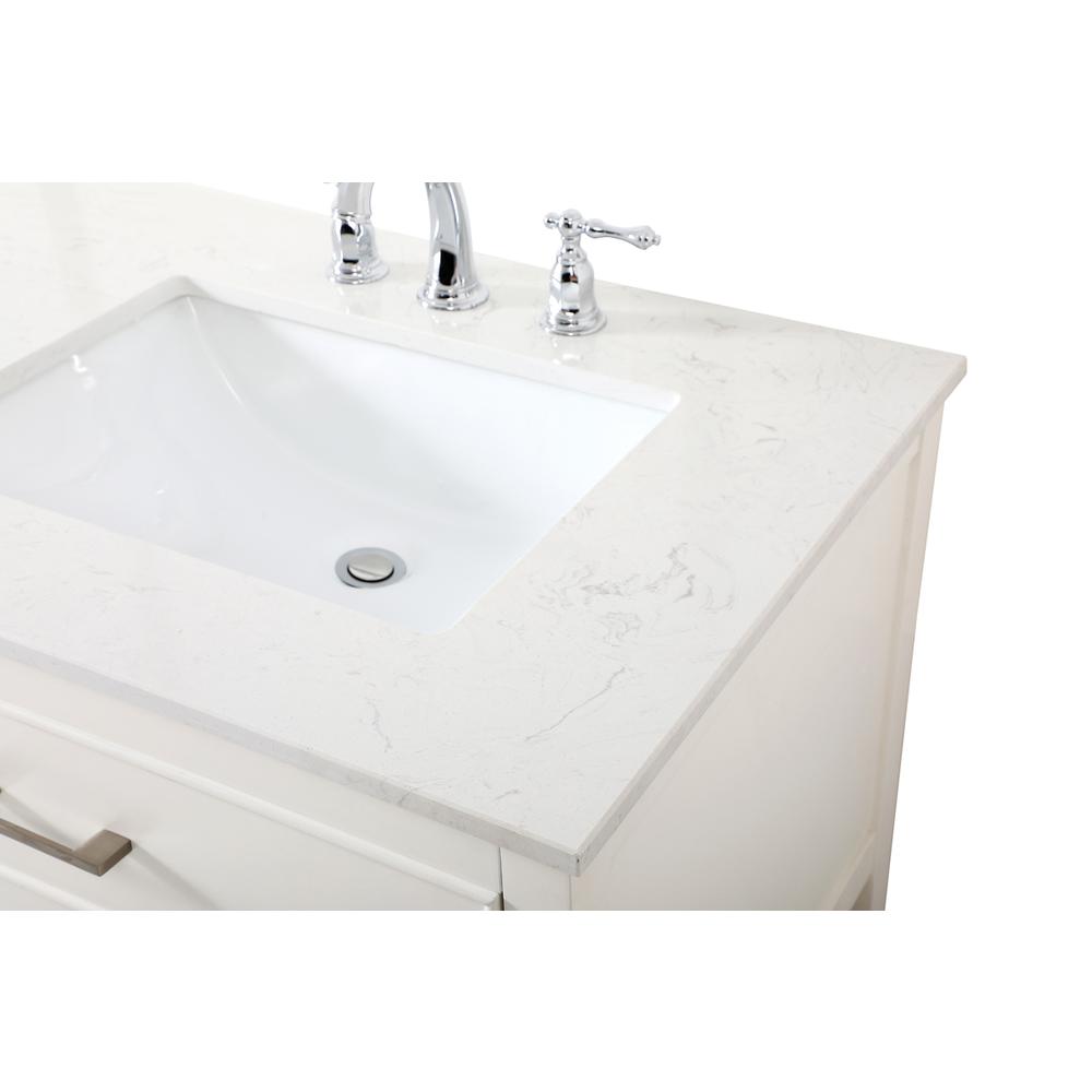 72 inch double bathroom vanity in white. Picture 11