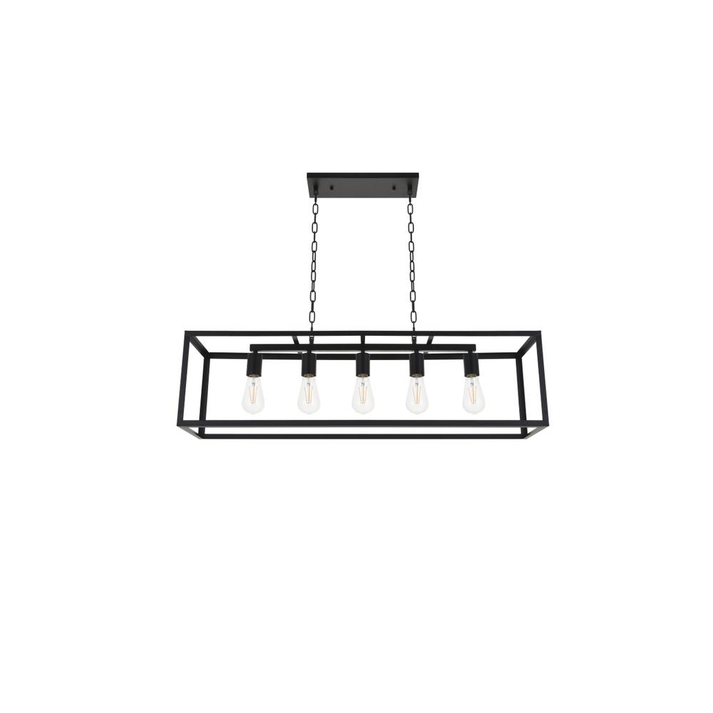 Resolute 5 light black Pendant. Picture 4
