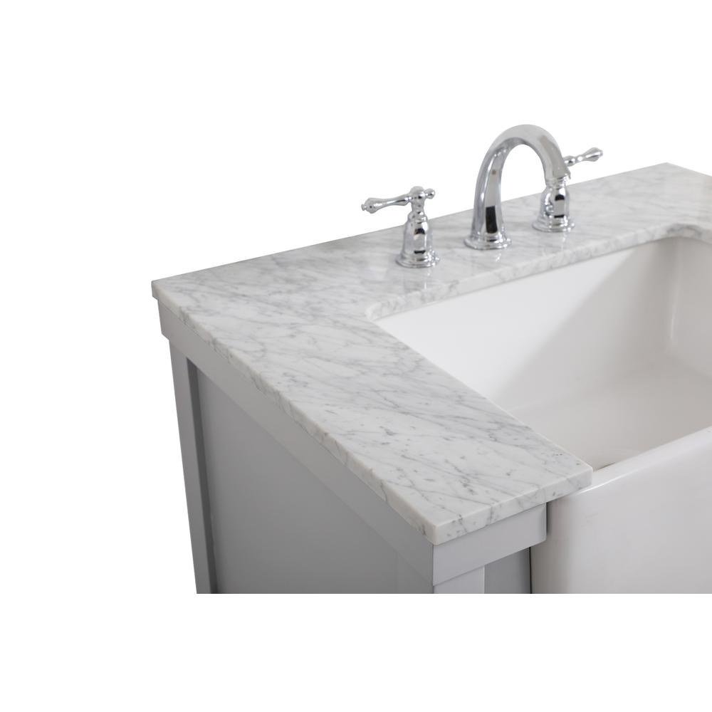 30 inch Single bathroom vanity in grey. Picture 11
