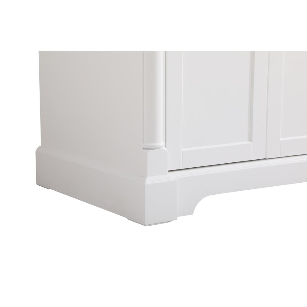 42 inch Single bathroom vanity in  White. Picture 13