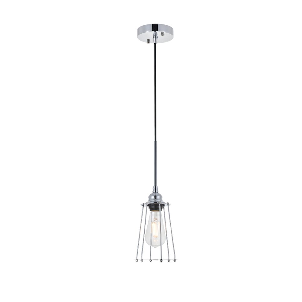 Auspice 1 Light Chrome Pendant. Picture 4