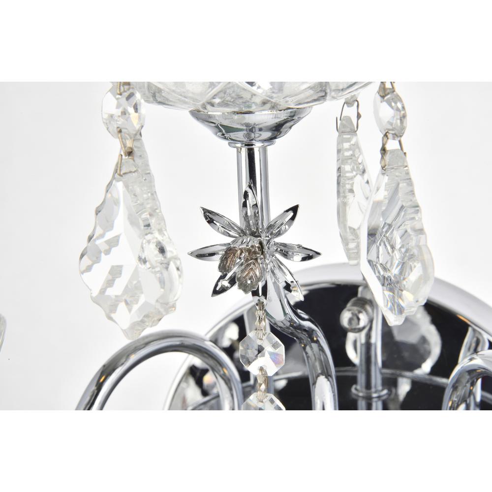 St. Francis 3 light Chrome Wall Sconce Clear Royal Cut Crystal. Picture 2