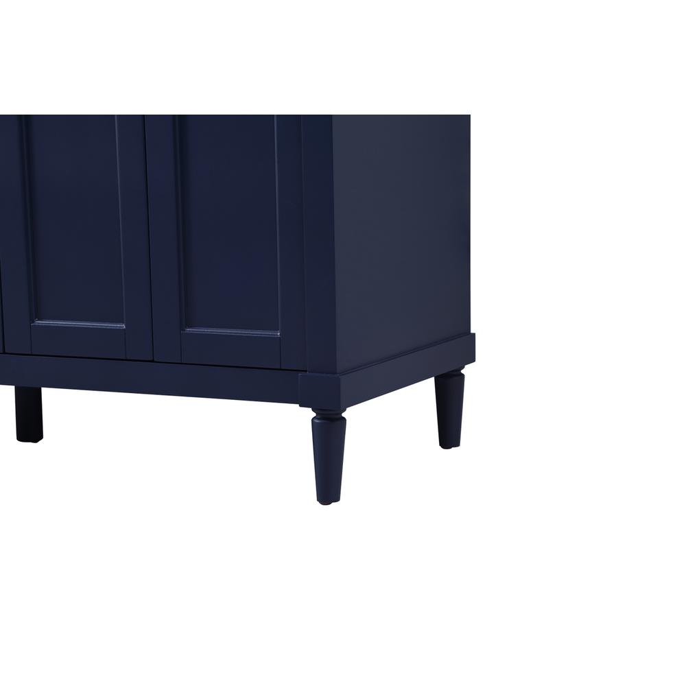 60 inch double bathroom vanity in blue. Picture 13