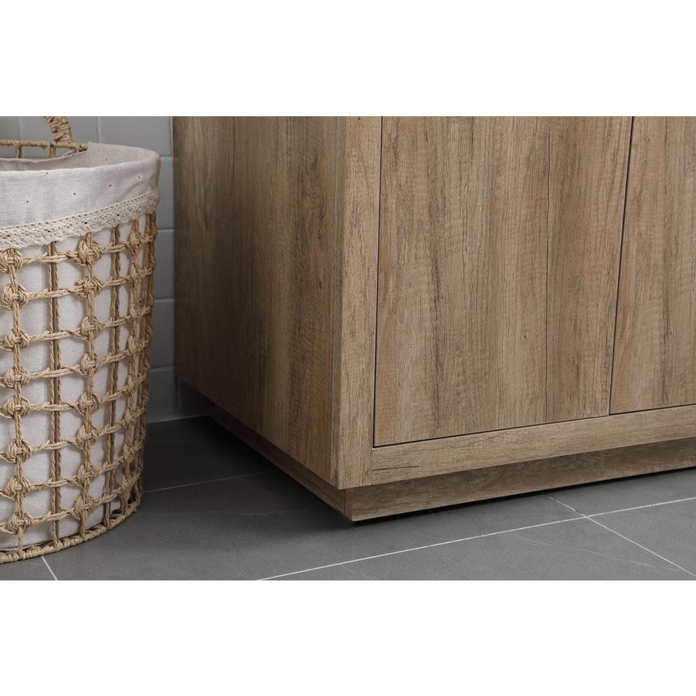 42 Inch SIngle Bathroom Vanity In Natural Oak. Picture 6