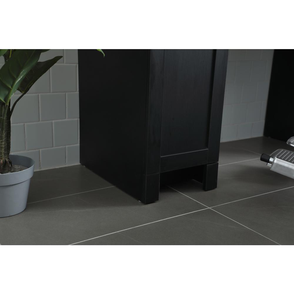 54 Inch ADA Compliant Bathroom Vanity In Black. Picture 6