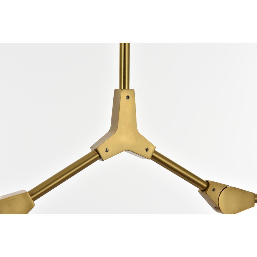 Cavoli 61 inch Chandelier in Brass. Picture 4