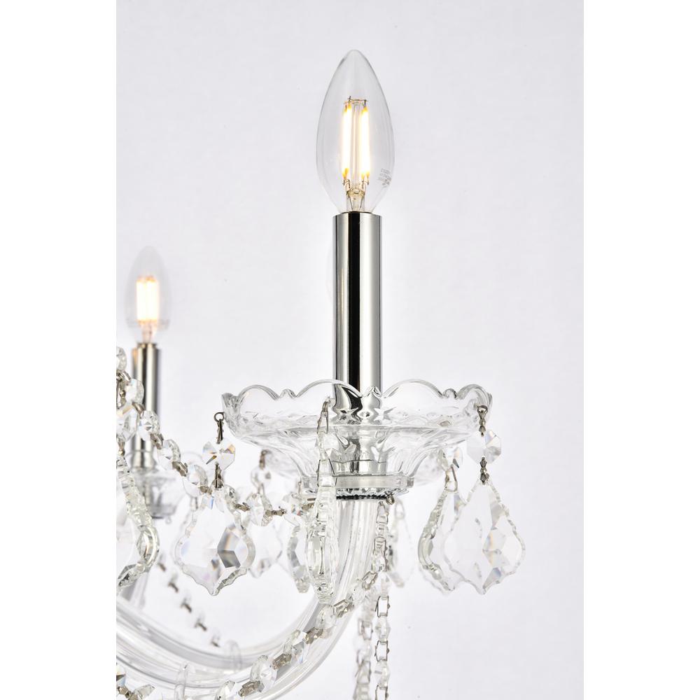 Verona 8 light Chrome Chandelier Clear Royal Cut Crystal. Picture 4