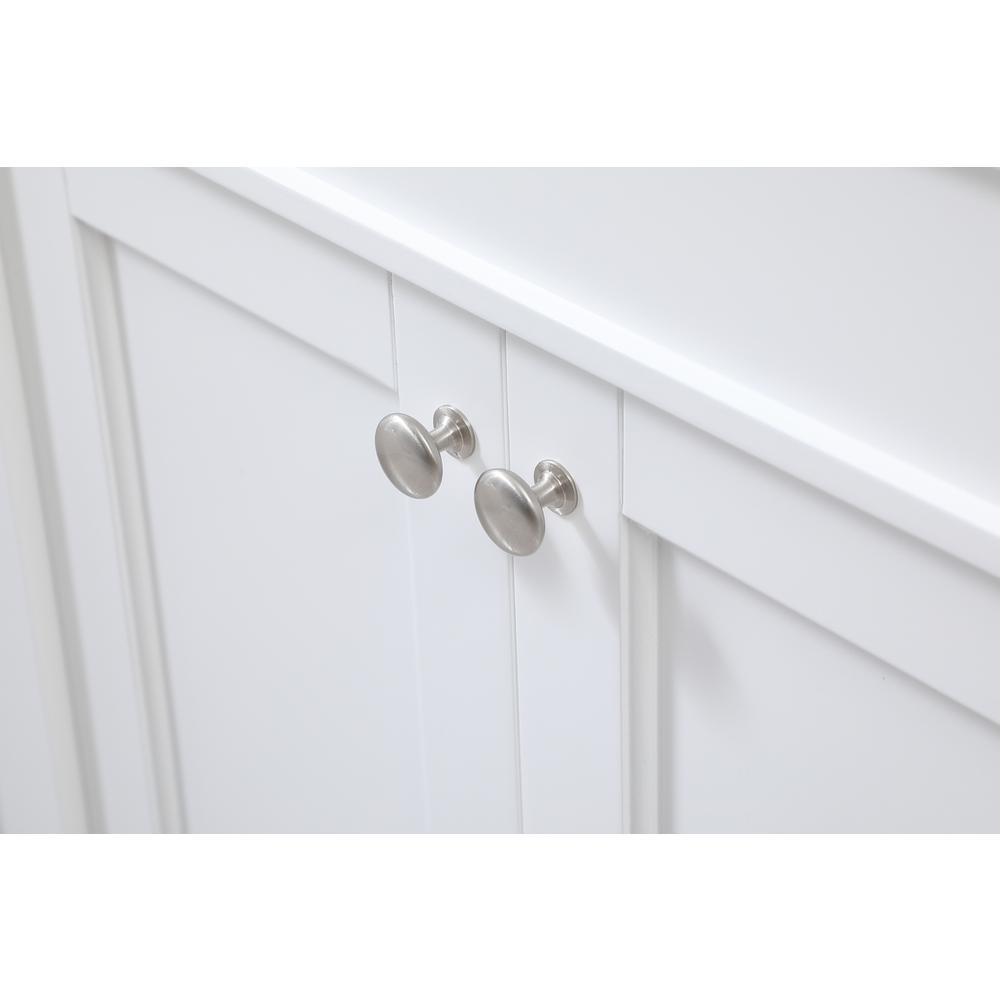 60 inch double bathroom vanity in white. Picture 12