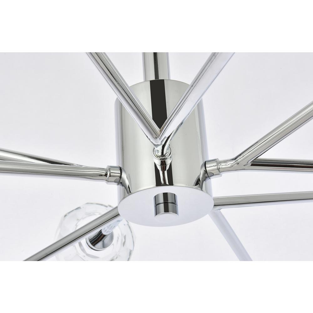 Graham 10 Light Pendant in Chrome. Picture 5