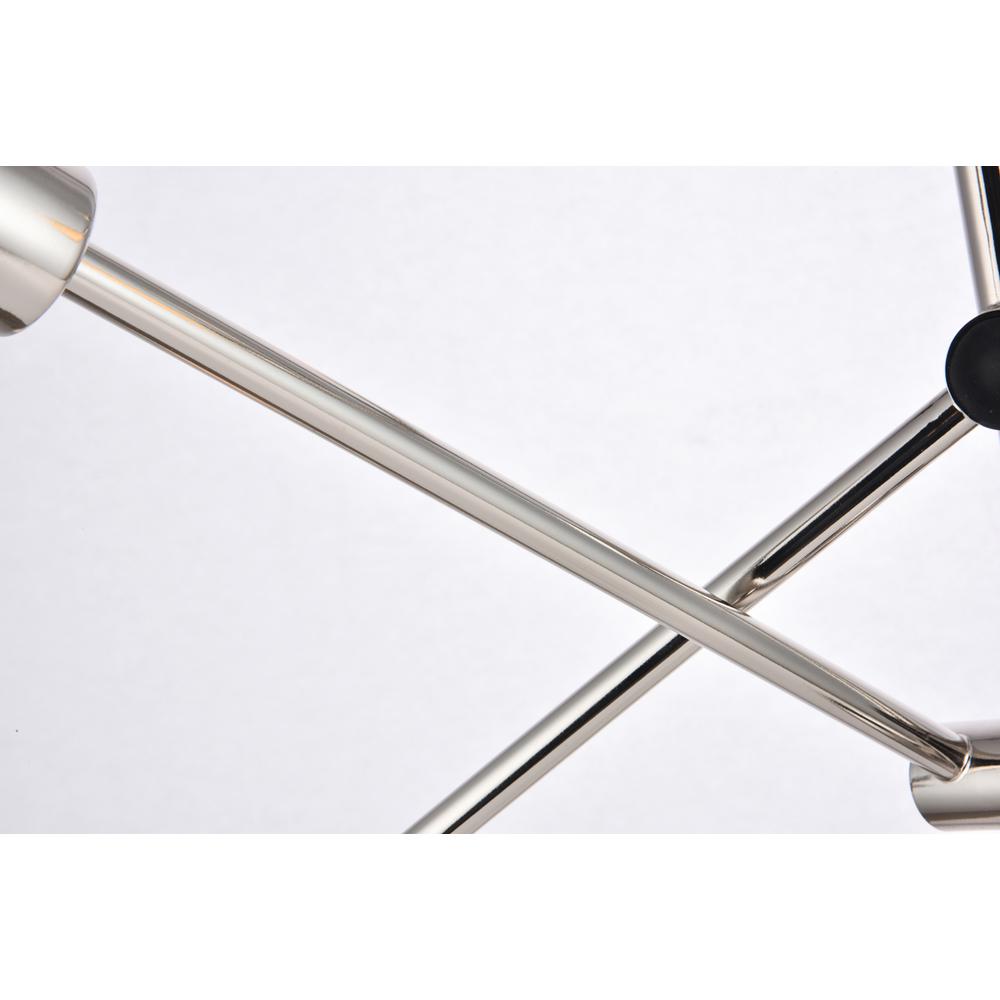 Axel 6 Lights polished Nickel Pendant. Picture 4