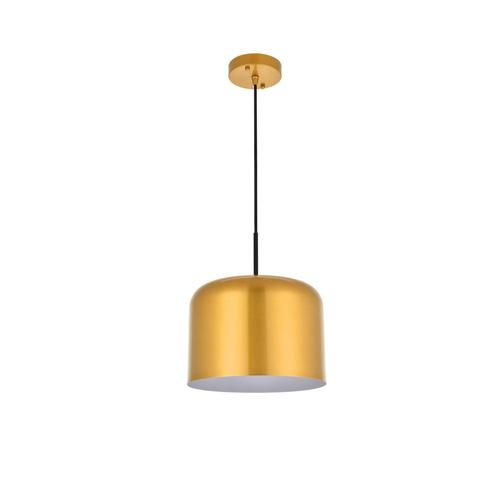 Etude 1 Light Satin Gold Pendant. Picture 5
