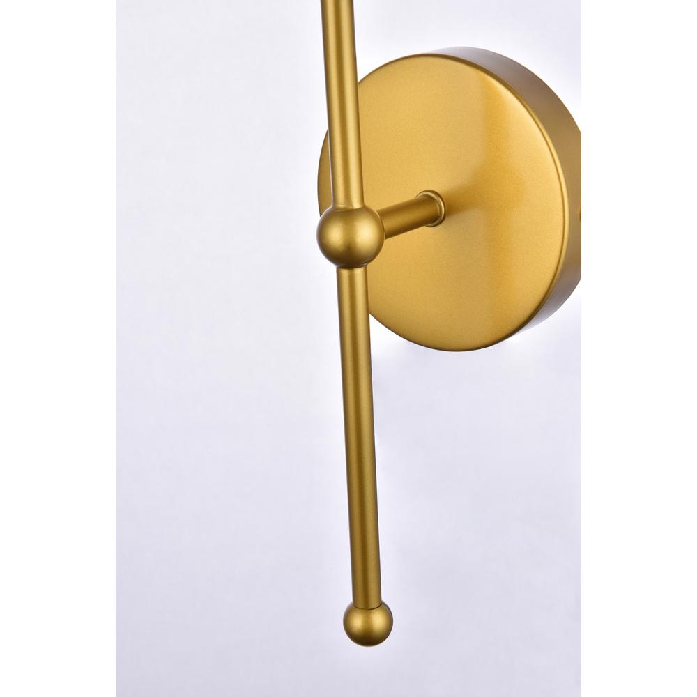 Keely 1 light brass wall sconce. Picture 6