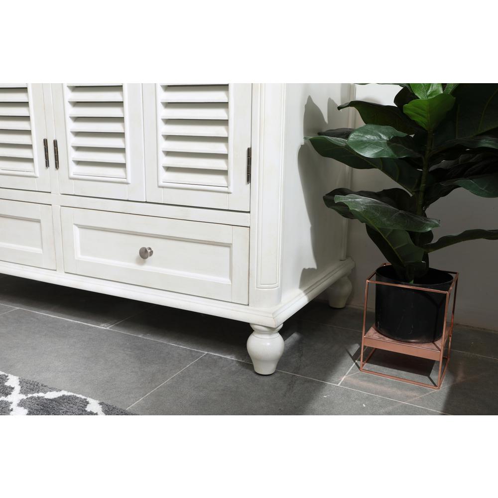 48 inch Single Bathroom Vanity in Antique White. Picture 5
