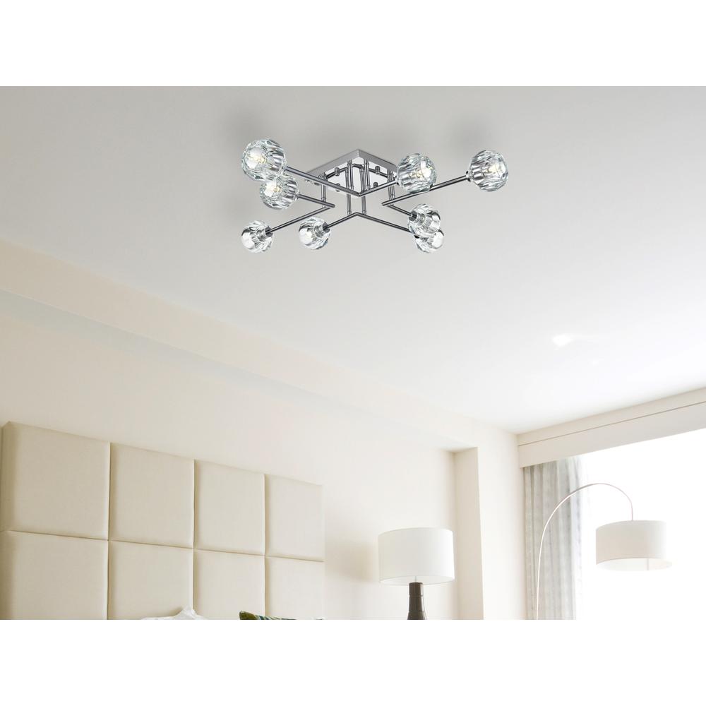 Eren 31 inch Flush Mount in Chrome. Picture 9