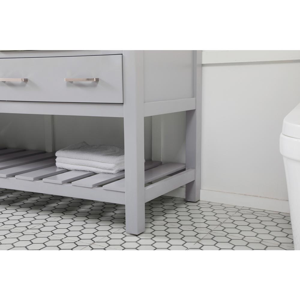 72 inch double bathroom vanity in grey. Picture 6