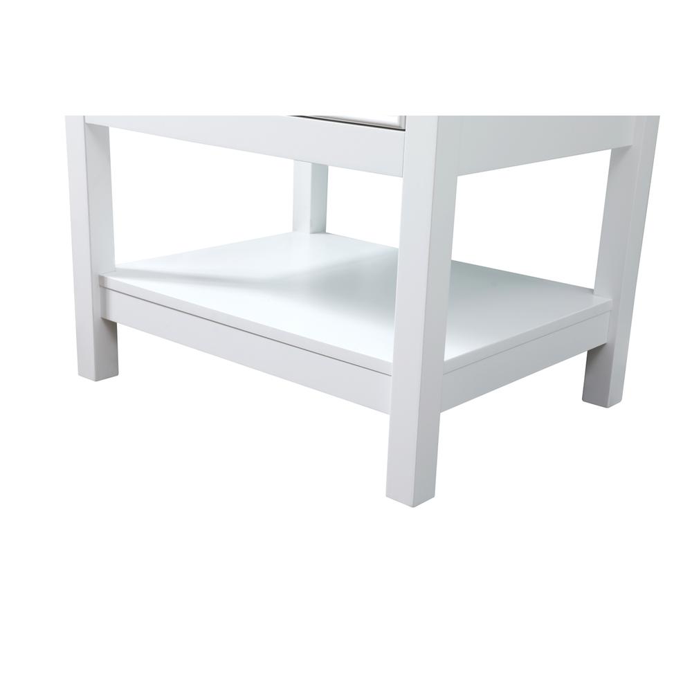 24 Inch SIngle Bathroom Vanity In White. Picture 13