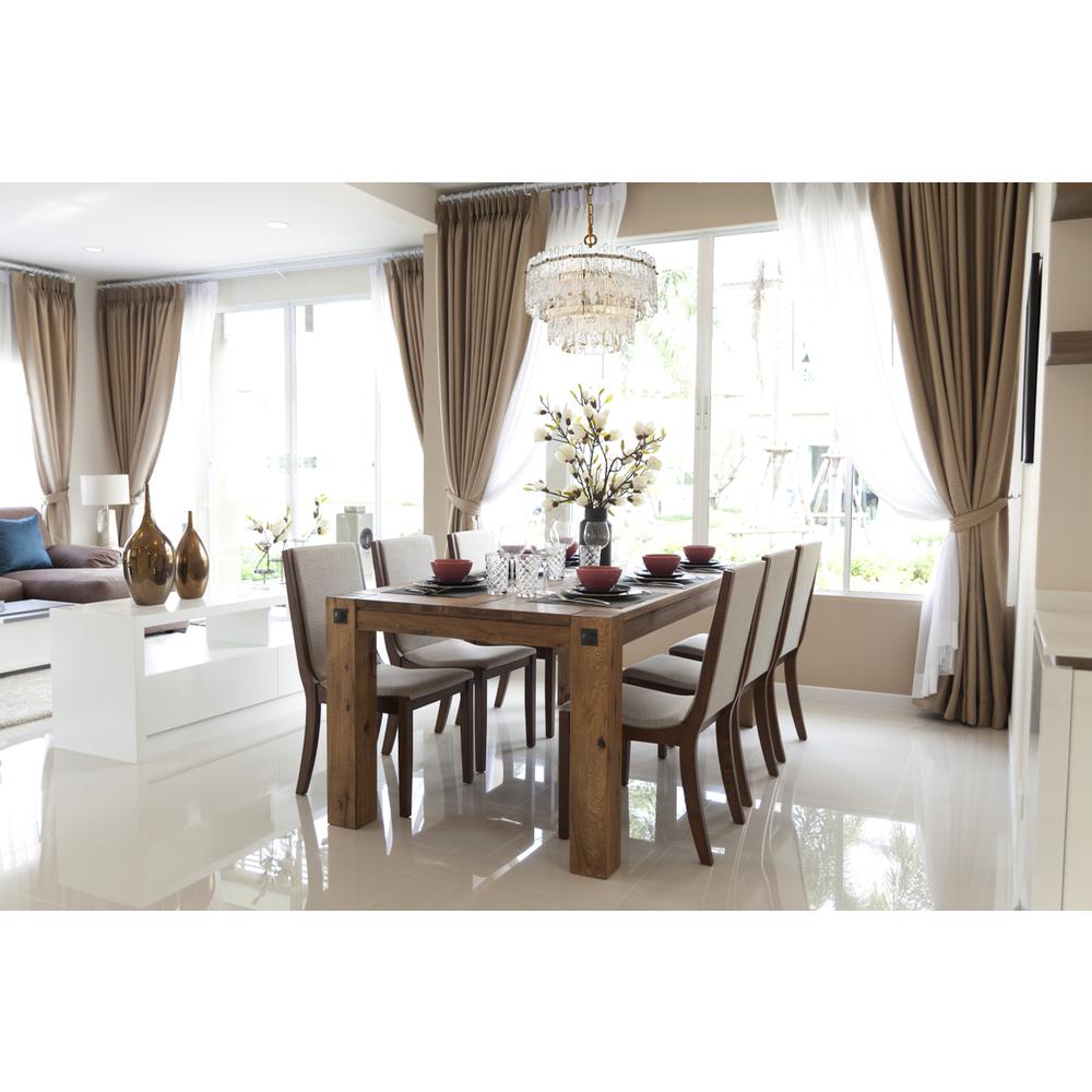 Emilia 15 inch Pendant Light in Satin Gold. Picture 8