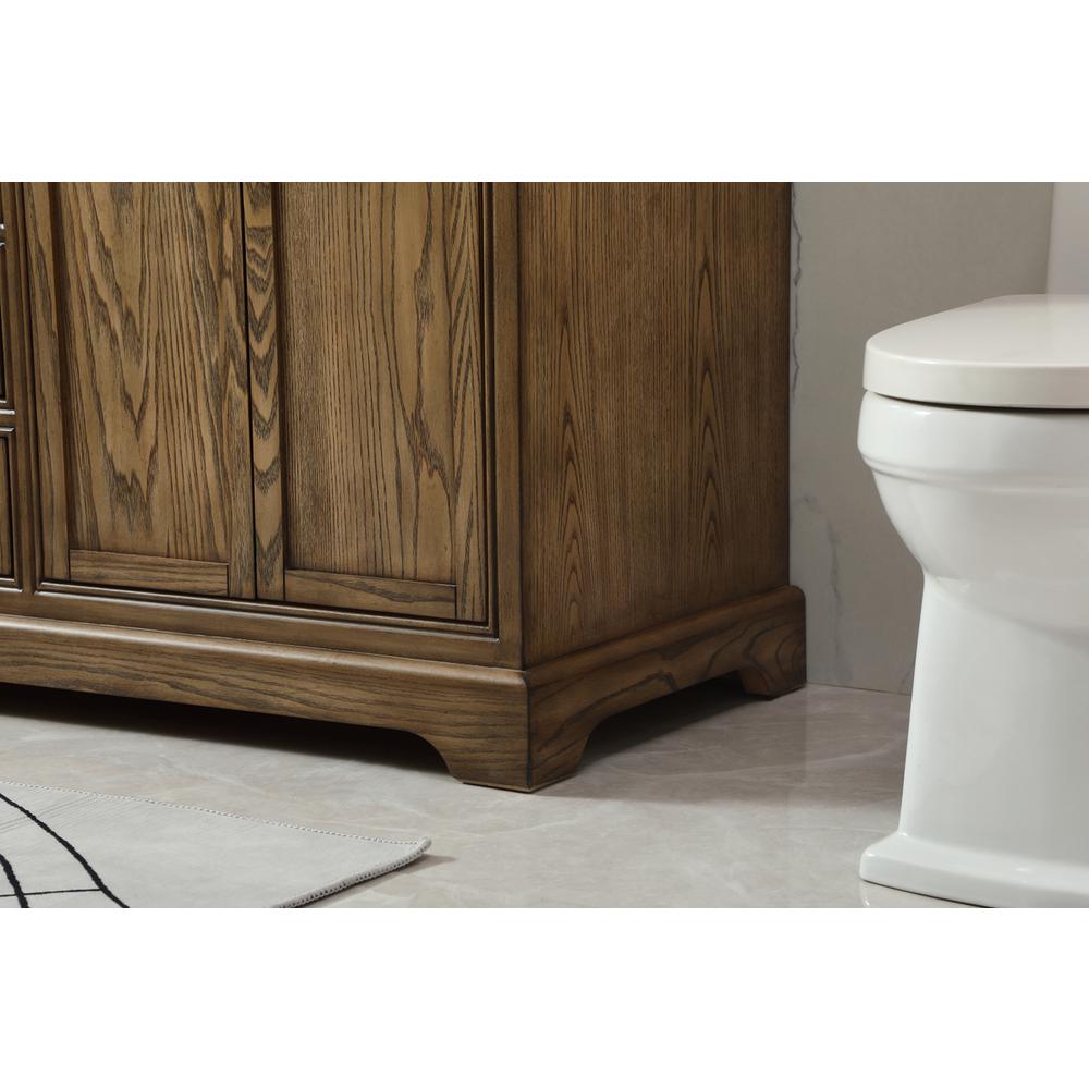 60 inch double bathroom vanity in driftwood. Picture 6