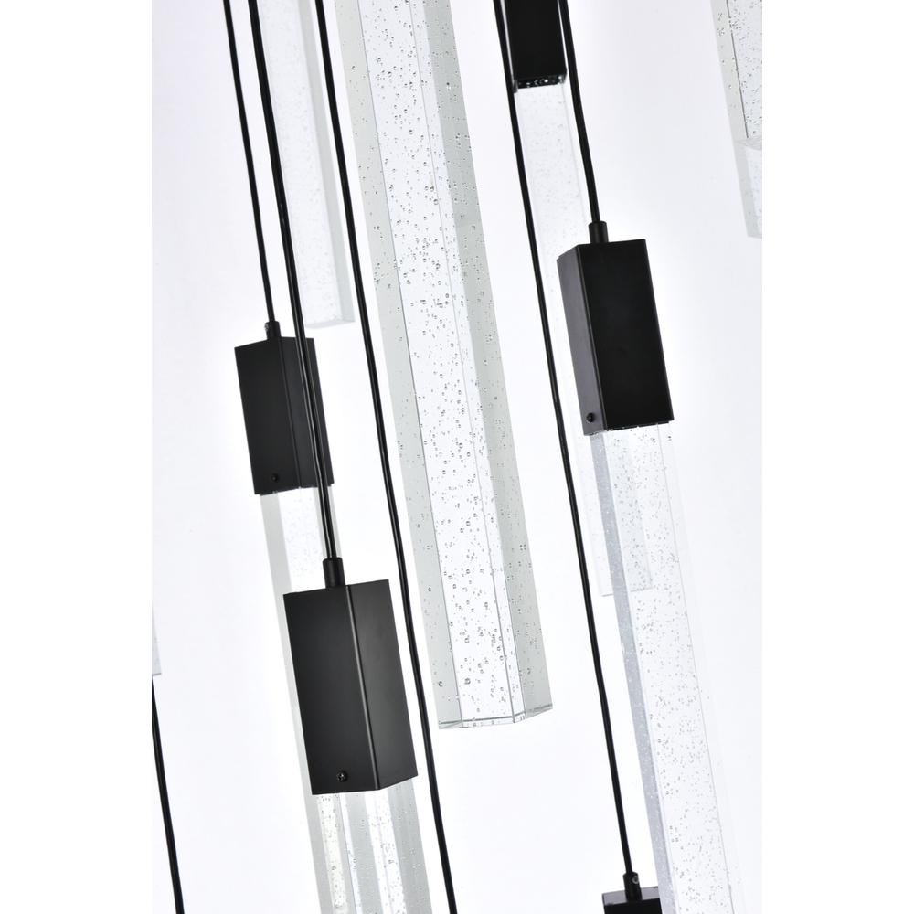 Weston 36 lights pendant in black. Picture 5