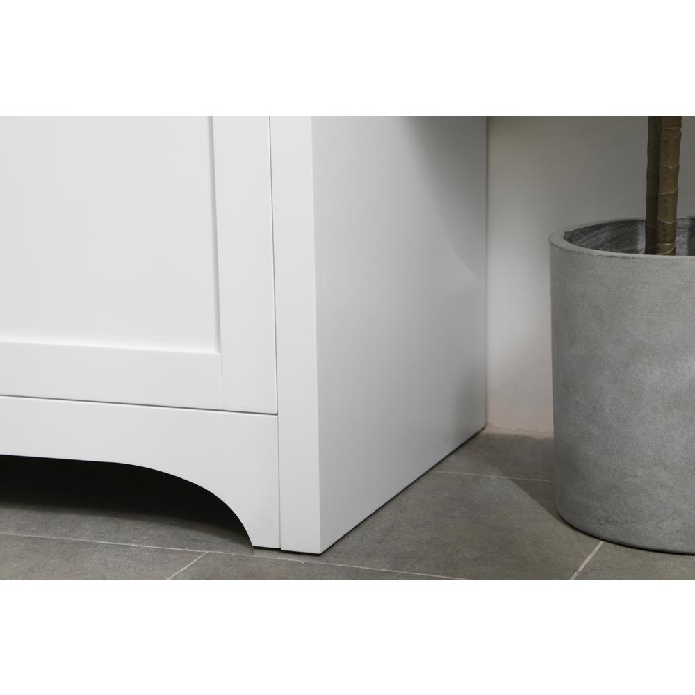 30 inch Single Bathroom Vanity in White. Picture 5