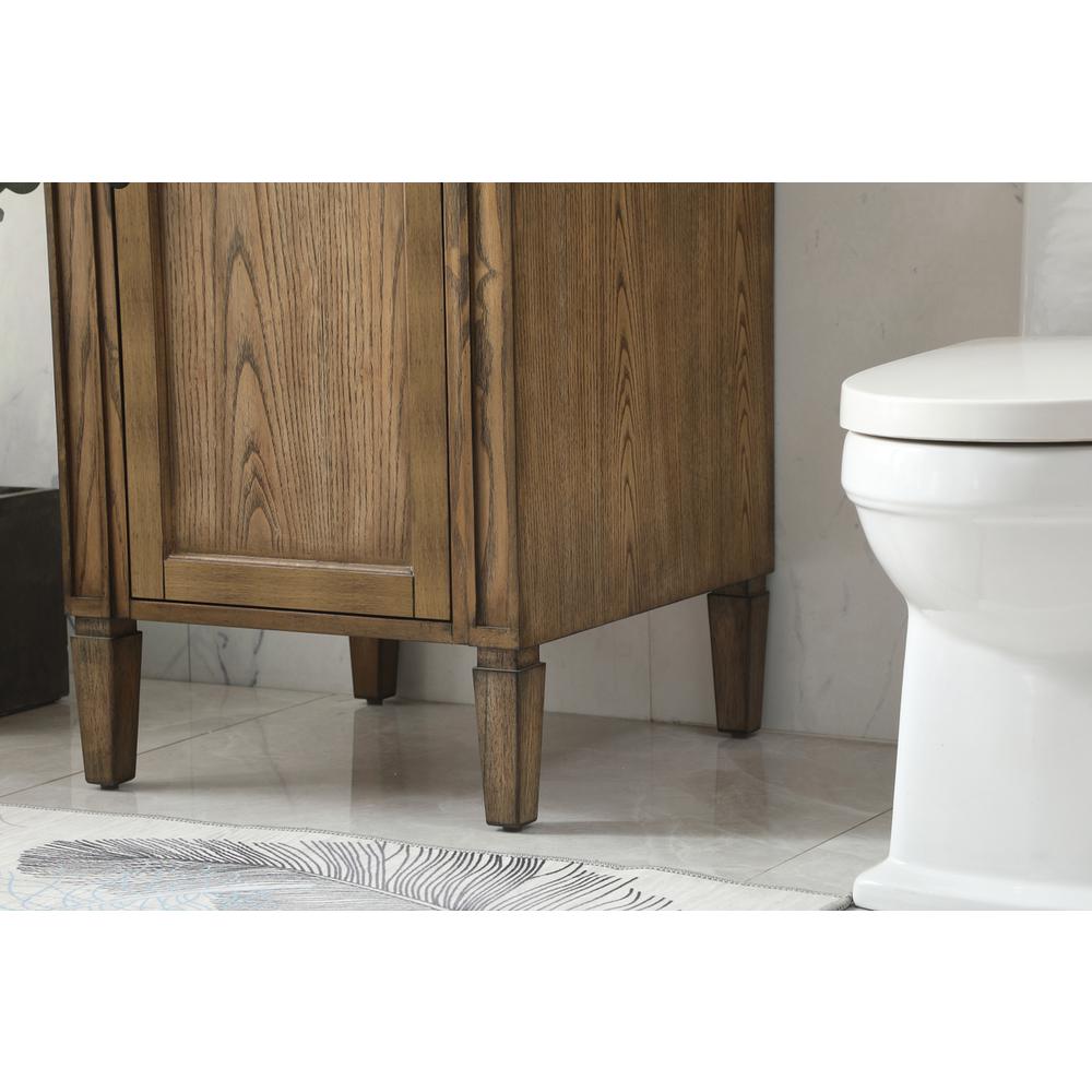 21 inch Single bathroom vanity in driftwood. Picture 6