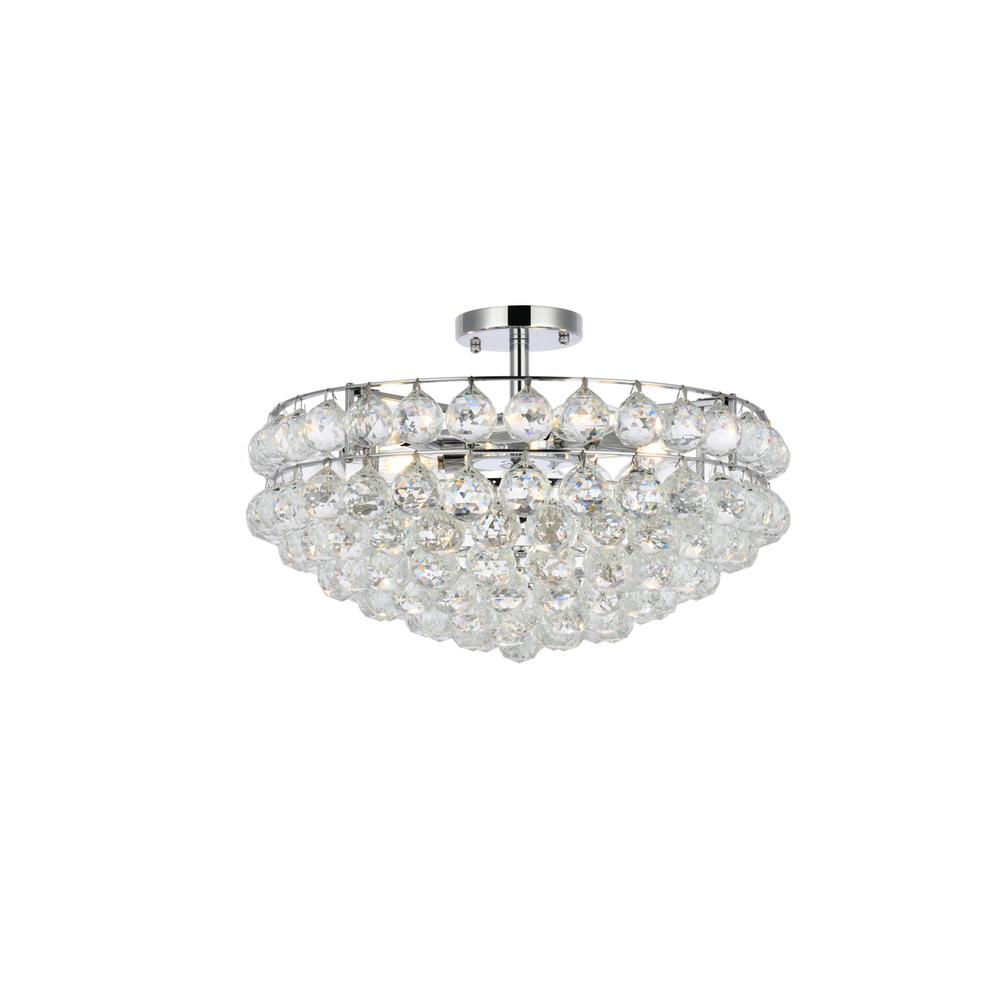 Savannah 20 inch flush mount in chrome. Picture 1