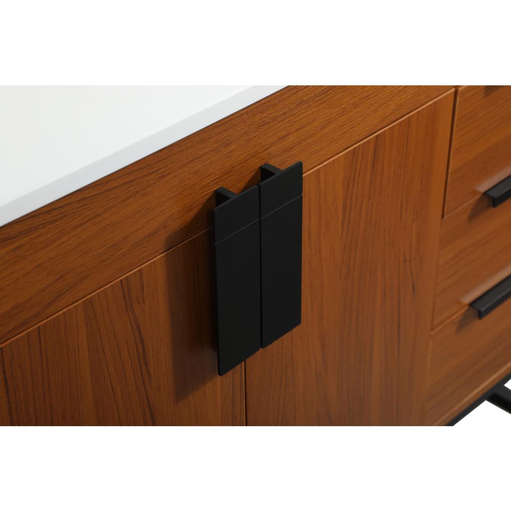 36 inch Single bathroom vanity in teak. Picture 12