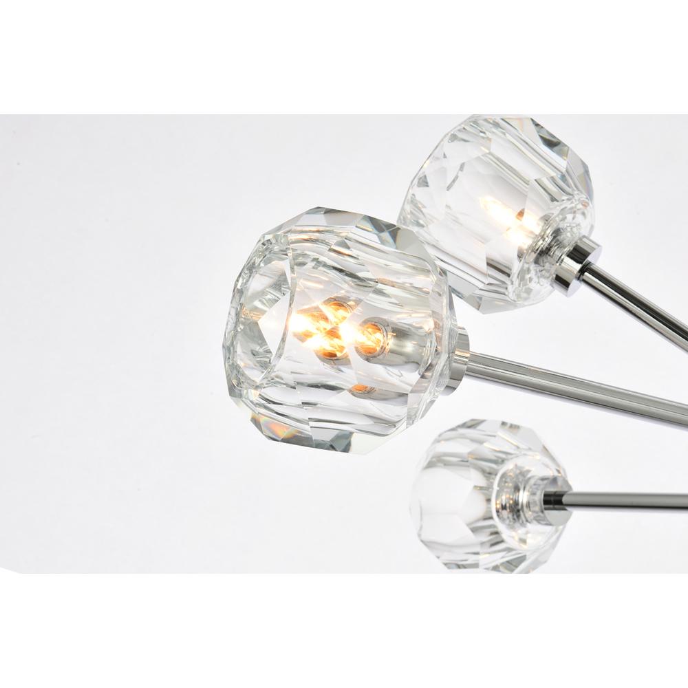 Graham 10 Light Pendant in Chrome. Picture 3