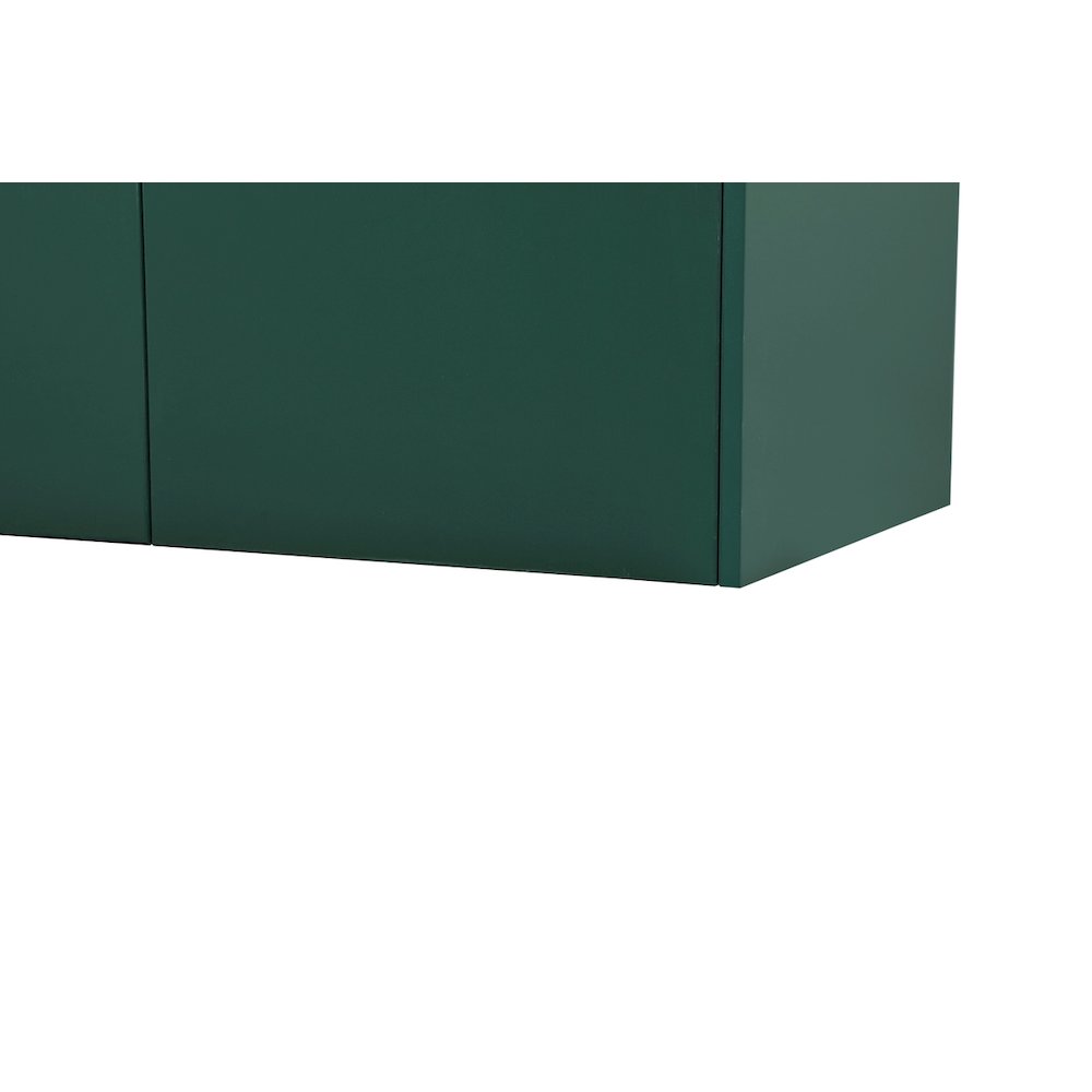 36 Inch Single Bathroom Vanity In Green. Picture 14