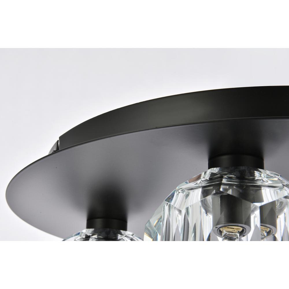 Graham 4 Light Ceiling Lamp in Black. Picture 5