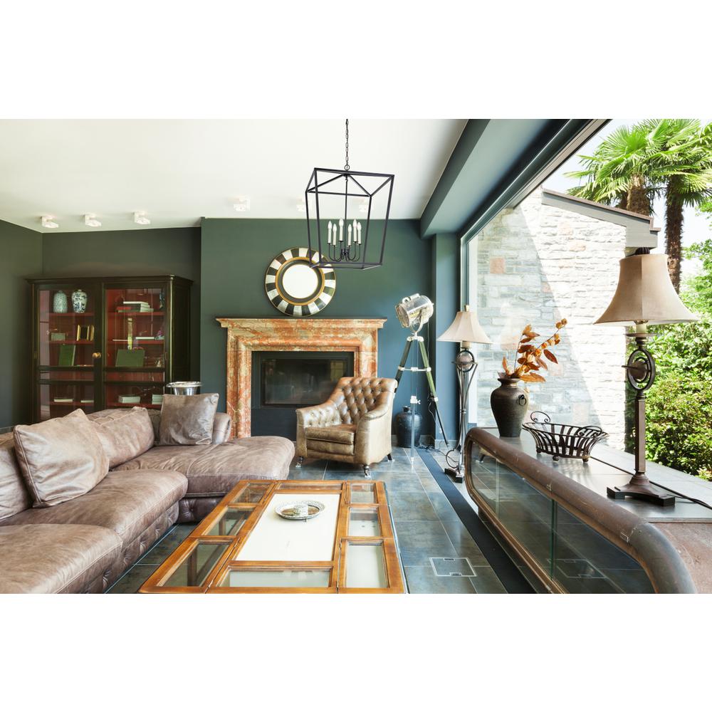 Maddox 6 light Black chandelier. Picture 11