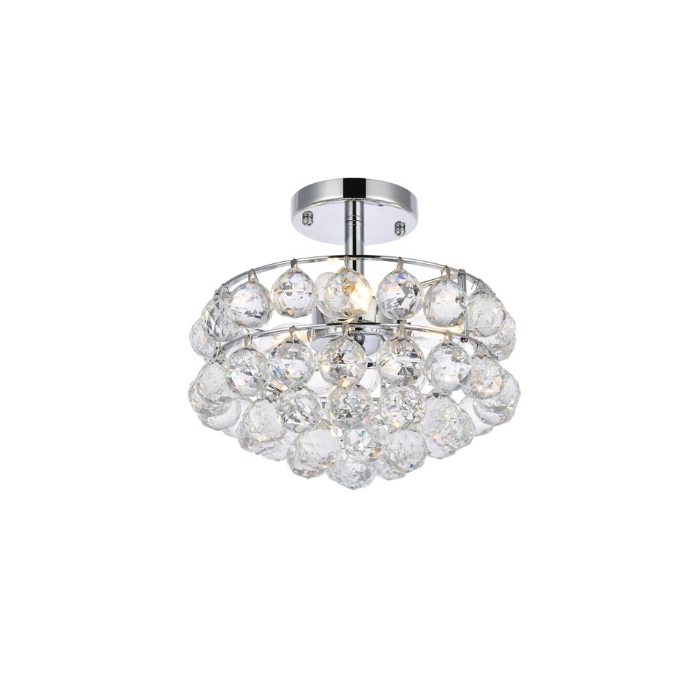 Savannah 12 inch flush mount in chrome. Picture 2