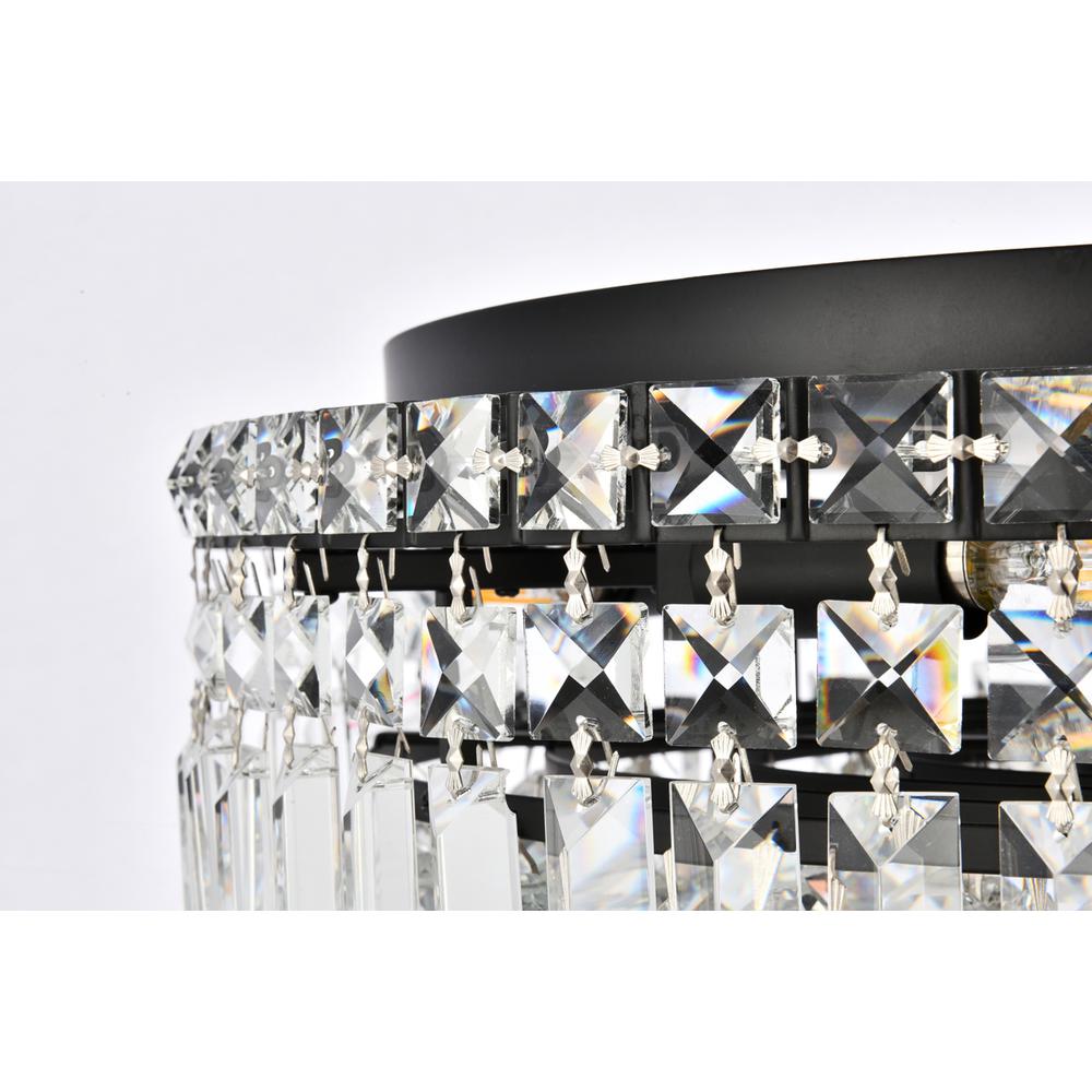 Maxime 20 inch black flush mount. Picture 4