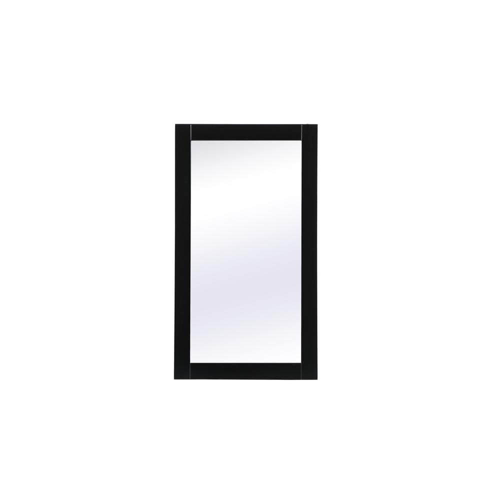 Aqua vanity mirror 18x32 inch in black. Picture 1