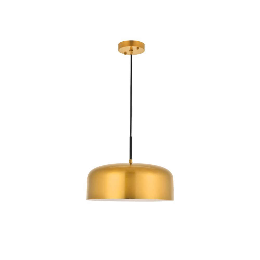 Etude 1 Light Satin Gold Pendant. Picture 3
