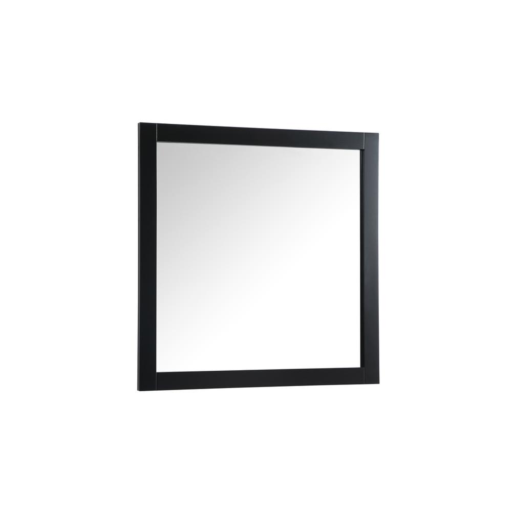 Aqua vanity mirror 36x36 inch in black. Picture 5