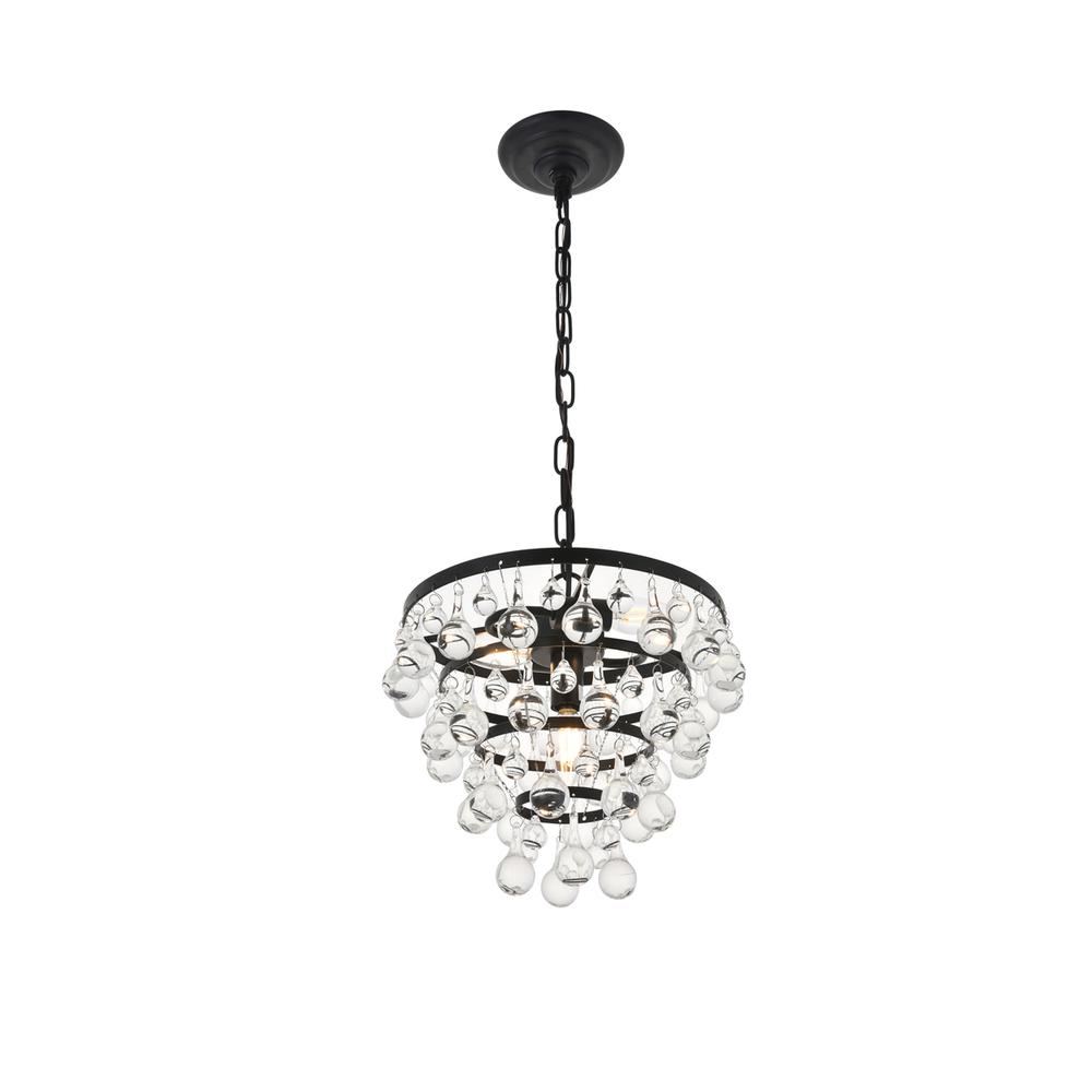 Kora 3 light Black Pendant. Picture 3