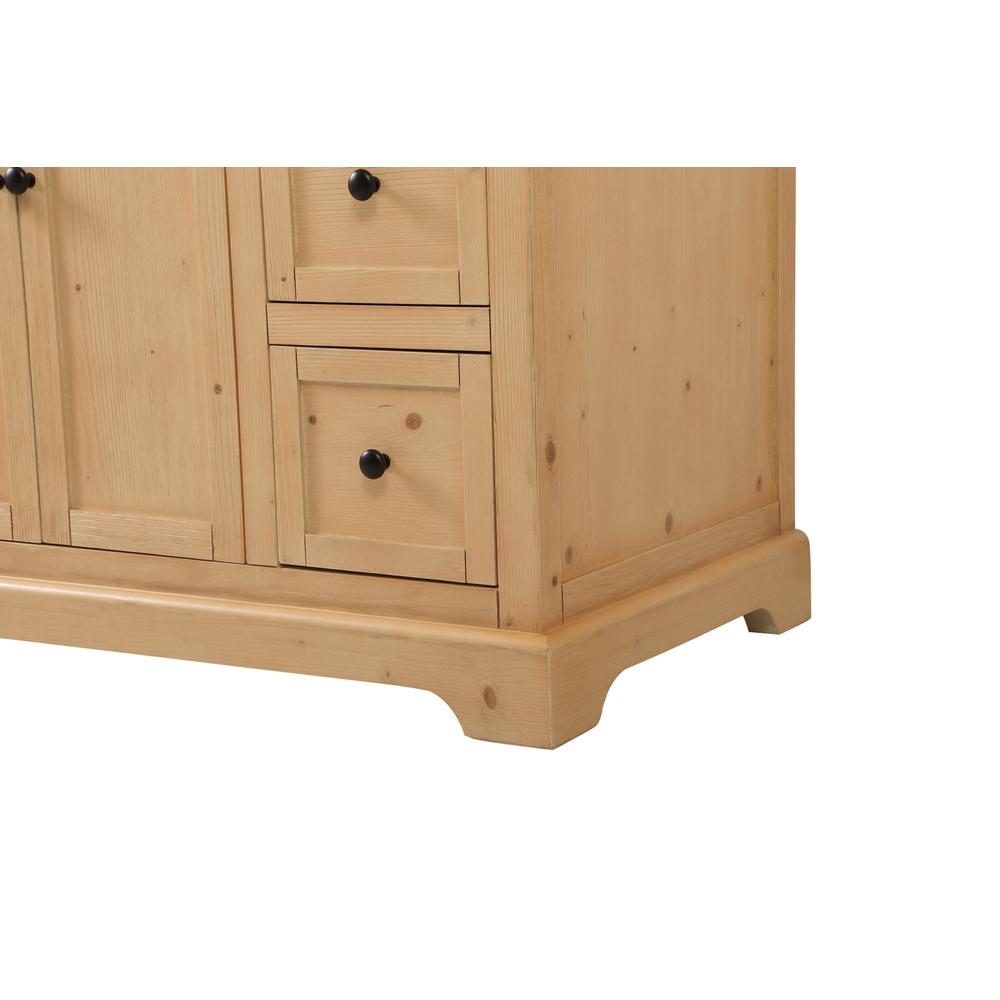 48 inch Single bathroom vanity in natural wood. Picture 13