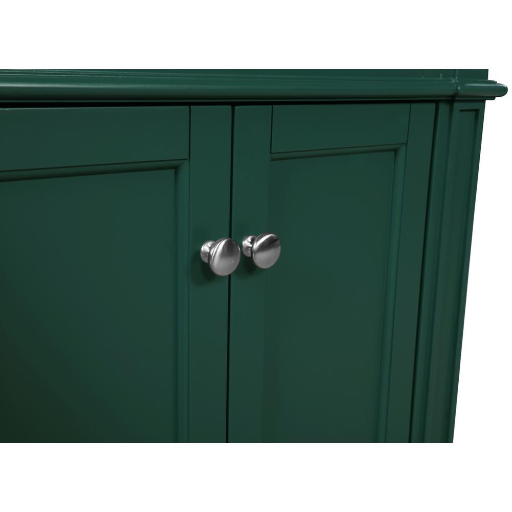 36 inch Single bathroom vanity in green. Picture 12
