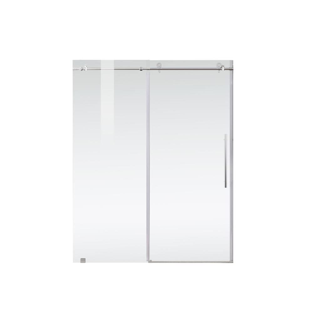 Frameless shower door 60 x 76 Polished Chrome. Picture 10