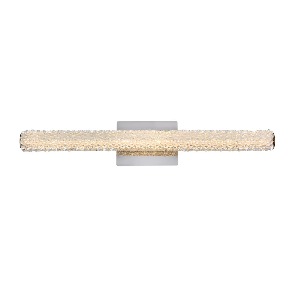 Bowen 30 inch Adjustable LED Wall Sconce in Chrome. Picture 1
