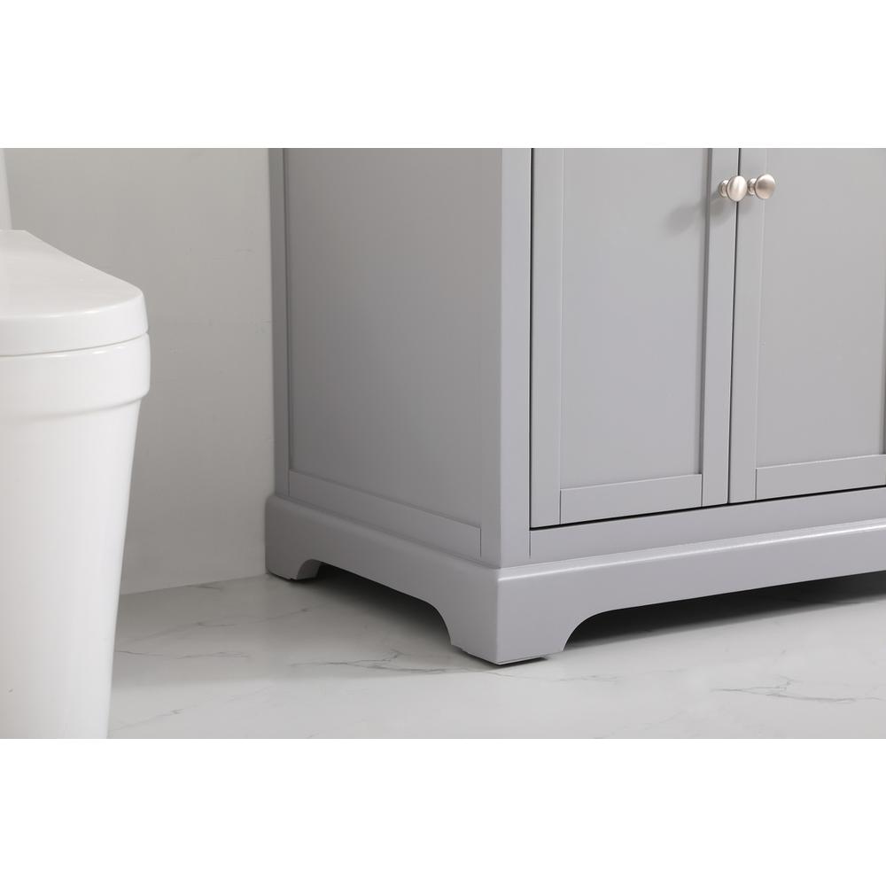 36 inch Single bathroom vanity in grey. Picture 6