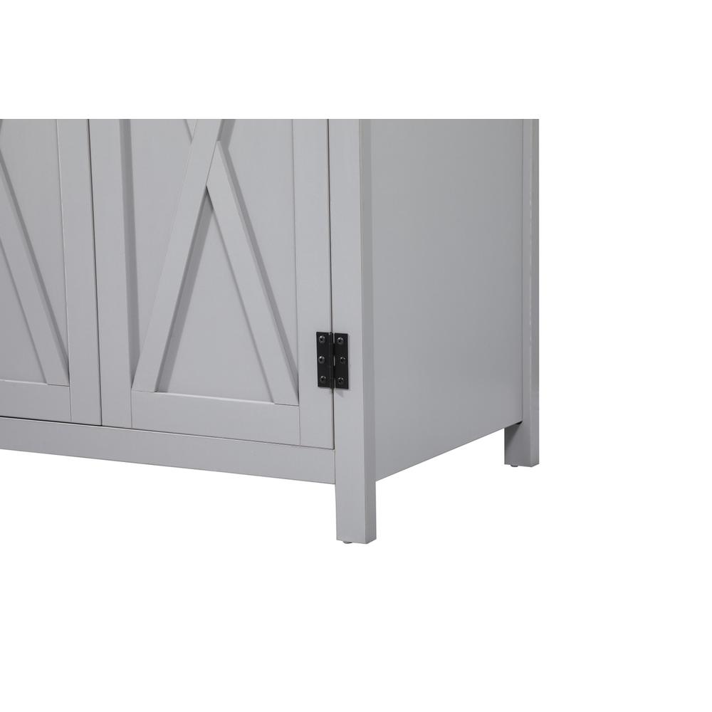 30 inch Single bathroom vanity in grey with backsplash. Picture 13