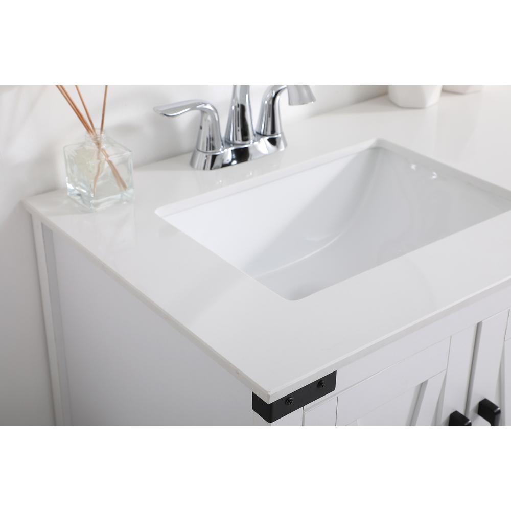 36 inch bathroom vanity in White. Picture 5