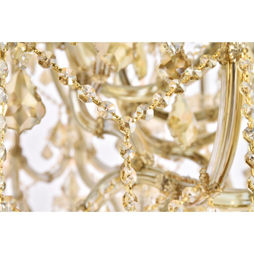 Maria Theresa 61 light Golden Teak Chandelier Golden Teak. Picture 5
