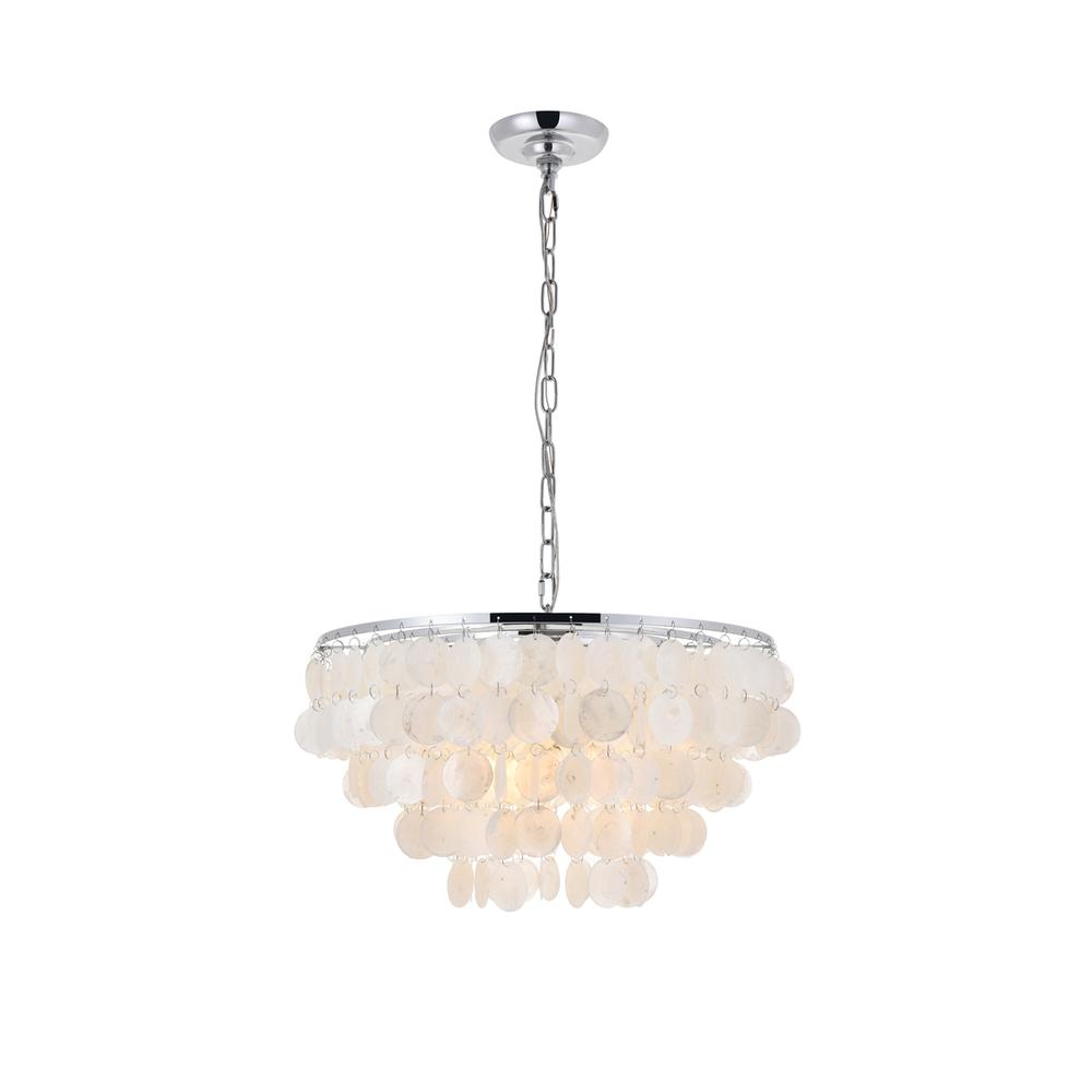 Selene 4 light Chrome Pendant. Picture 1